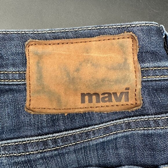 Mavi Mens Zach Straight Leg Jeans 34x30 Blue Denim Made In Turkey Cotton Blend - Picture 8 of 9